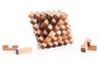 Japanese Crystal Puzzle - 51-Piece Wooden Interlocking Puzzle