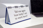 Workplace Mood Swings - Desk Spiral Flip Book - Funny Office Message Table Signs