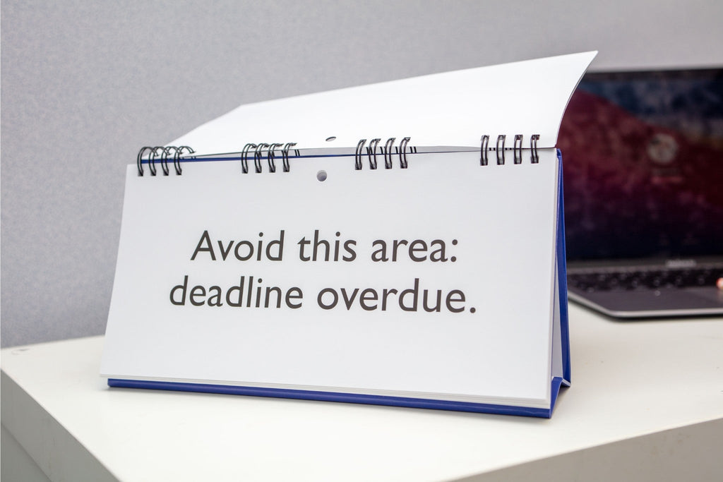 Workplace Mood Swings - Desk Spiral Flip Book - Funny Office Message Table Signs