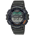 Casio Men's Digital Watch with Green Strap- WS-1200H-3AV
