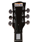 Michael J. Fox Signed Back To The Future Photo Graphics Guitar ACOA
