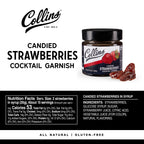 Candied Strawberries in Syrup 10.6 oz , Set of 6