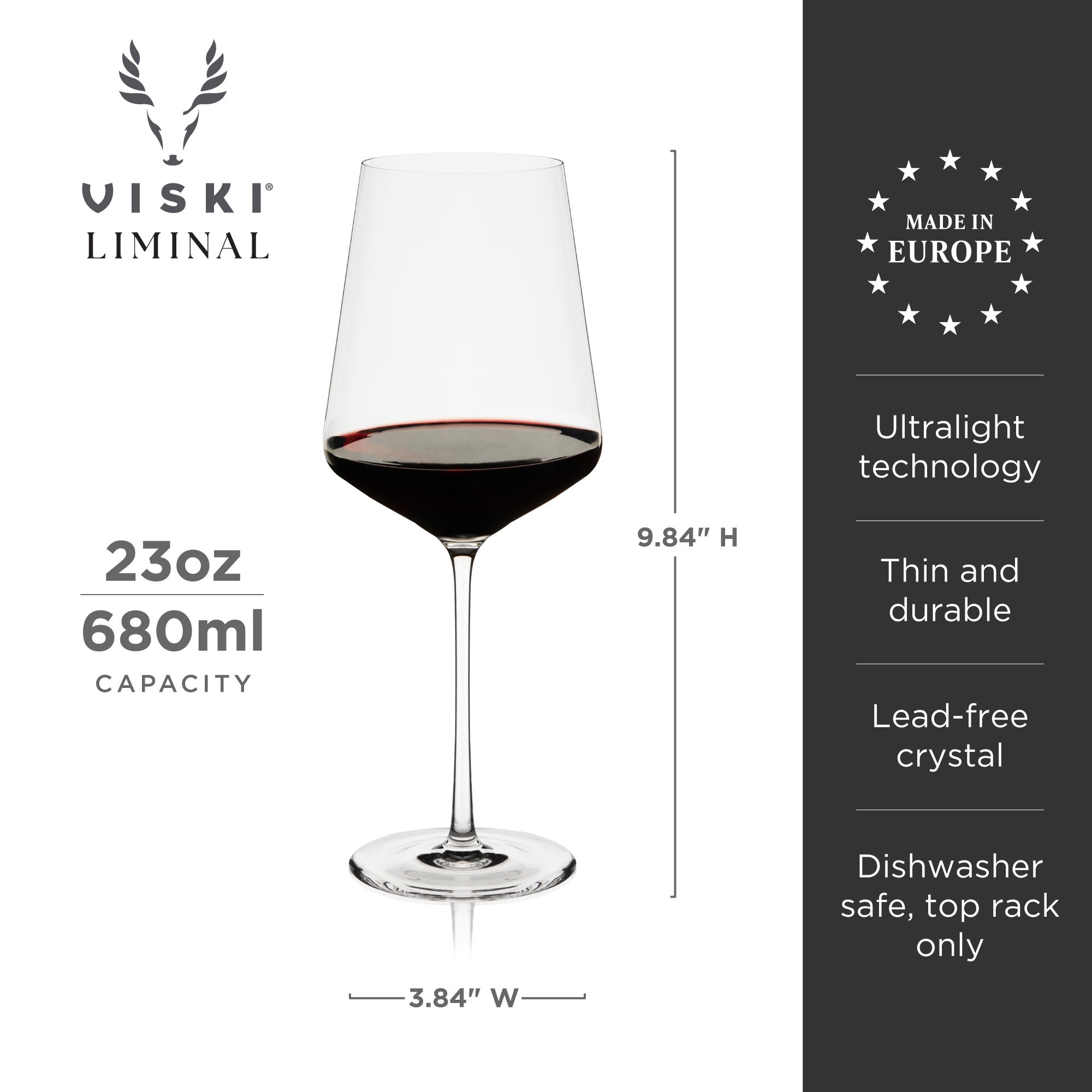 Liminal Universal Wine Glasses, Set of 4
