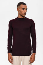 Men's Damson Half Turtleneckneck  Knitwear - Wessi