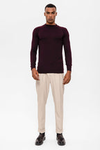 Men's Damson Half Turtleneckneck  Knitwear - Wessi