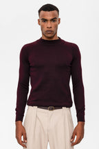 Men's Damson Half Turtleneckneck  Knitwear - Wessi