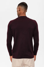 Men's Damson Half Turtleneckneck  Knitwear - Wessi
