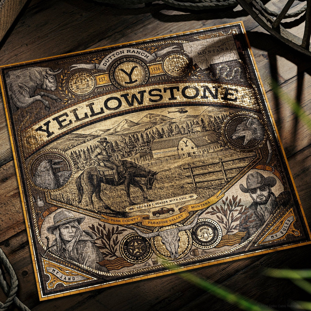 Yellowstone Dutton Ranch 1000 Piece Jigsaw Puzzle | Theory11