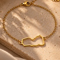 Yemen Map Bracelet