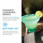 Margarita FREEZE™ in Aqua Blue, Set of 2