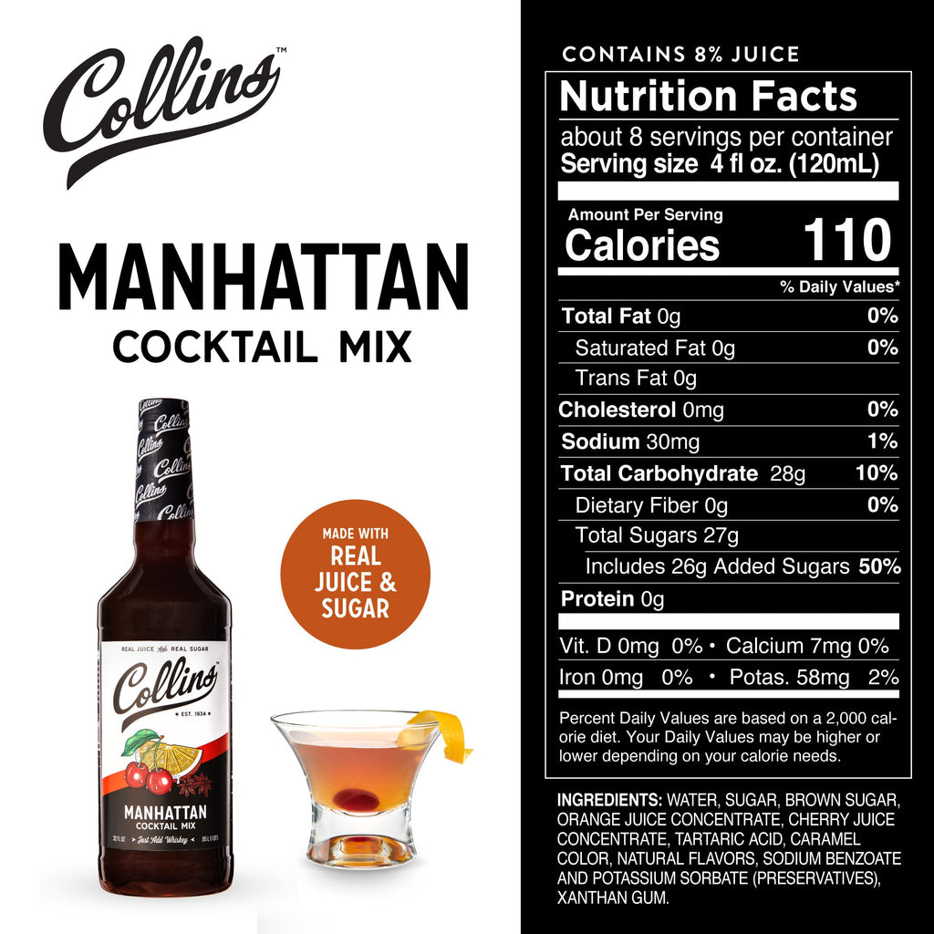 Manhattan Cocktail Mix 32 oz