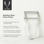 Professional Stainless Steel Citrus Peeler
