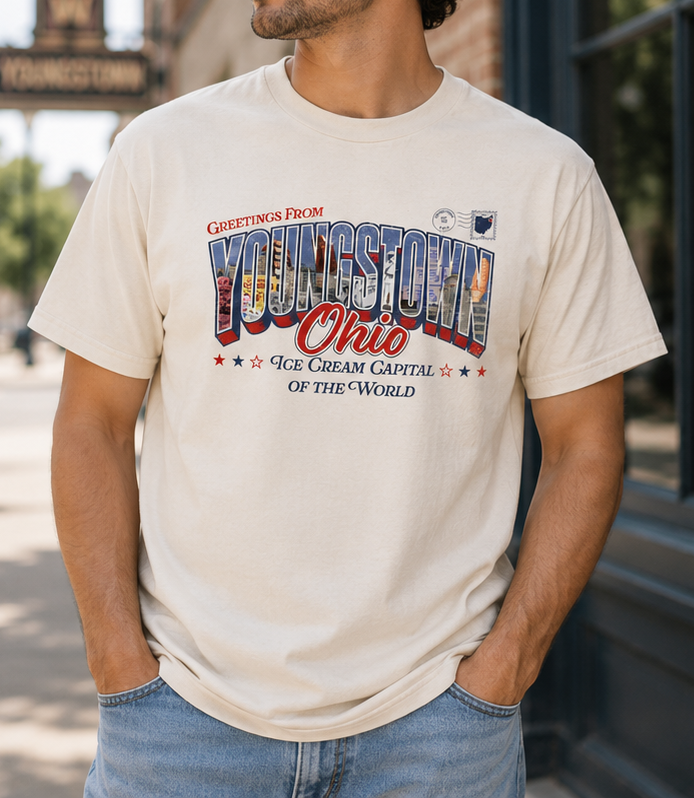 Youngstown Ohio - Ice Cream Capital! Tee | SMVT Exclusive | National Ice Cream Day