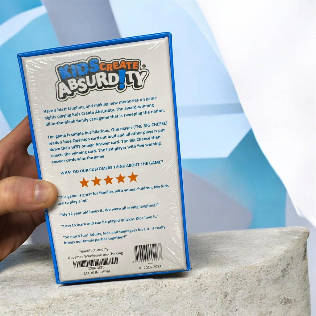 👨‍👩‍👧‍👦 Kids Create Absurdity Funny Card Game for Childs Kids Family Game 😂