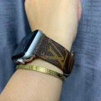Recycled Louis Vuitton Apple watch band AW-LV12