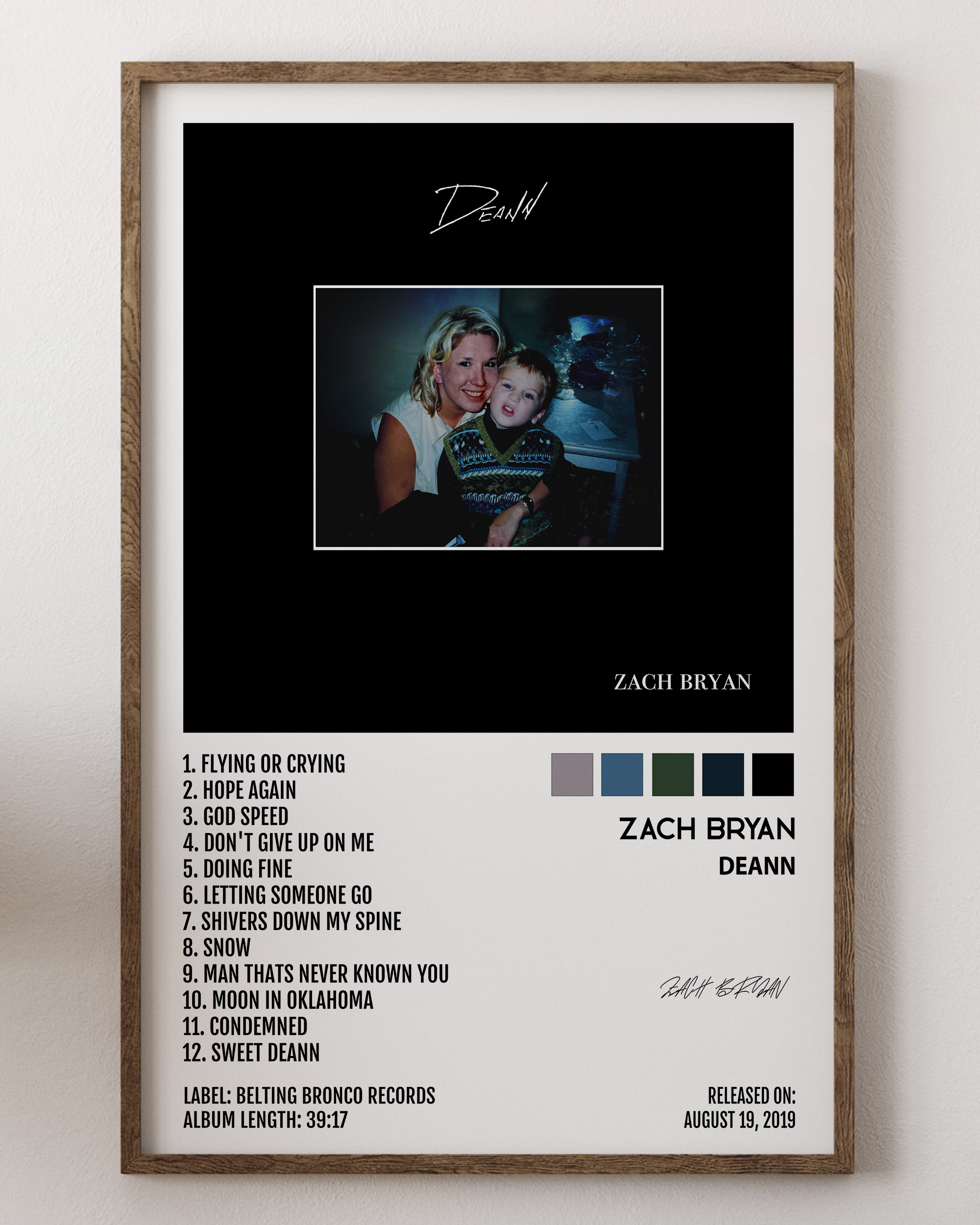 Zach Bryan- Deann
