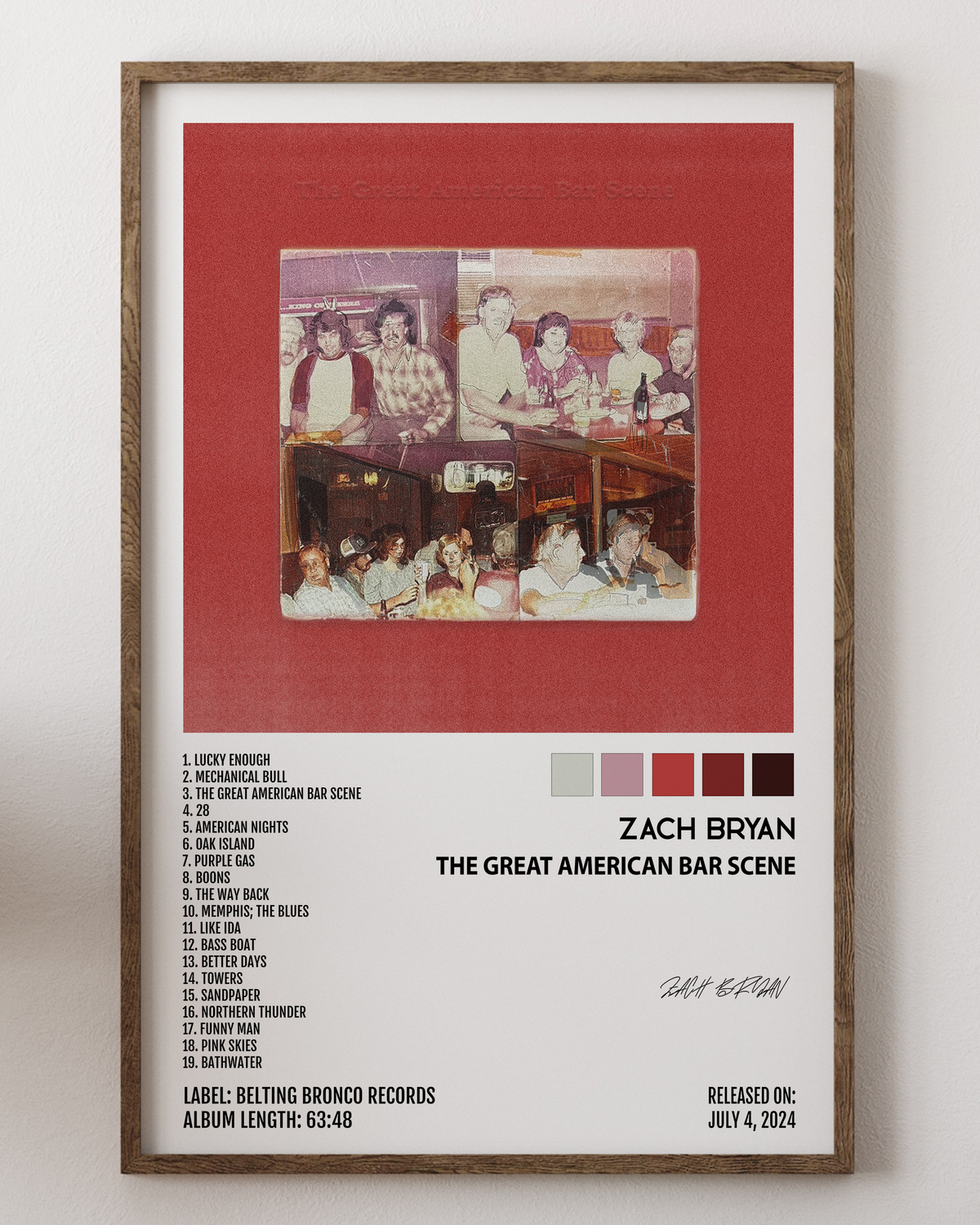 Zach Bryan- The Great American Bar Scene