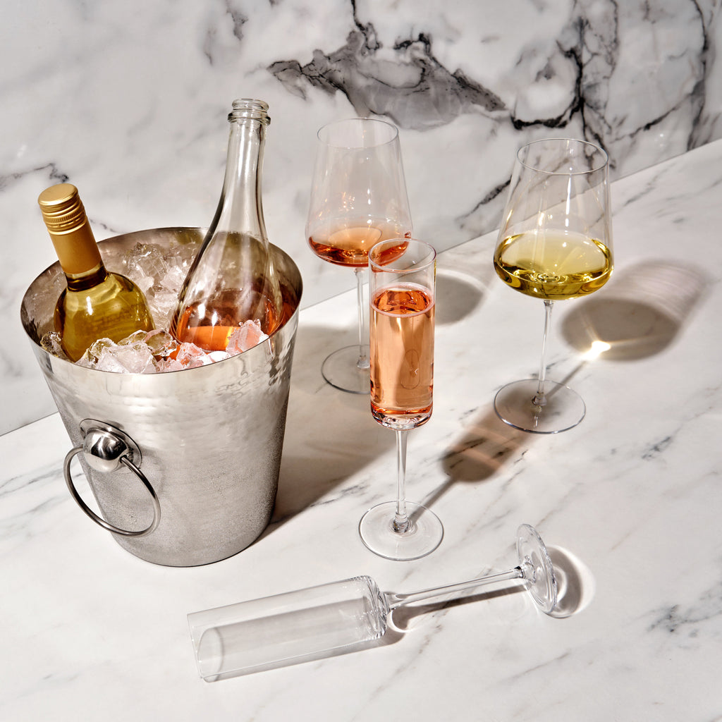 Irving Stainless Steel Hammered Ice Bucket