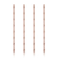 Pacific Bamboo Straws in Copper Set of 4