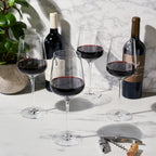 Reserve Inez Crystal Bordeaux Glasses Set of 4