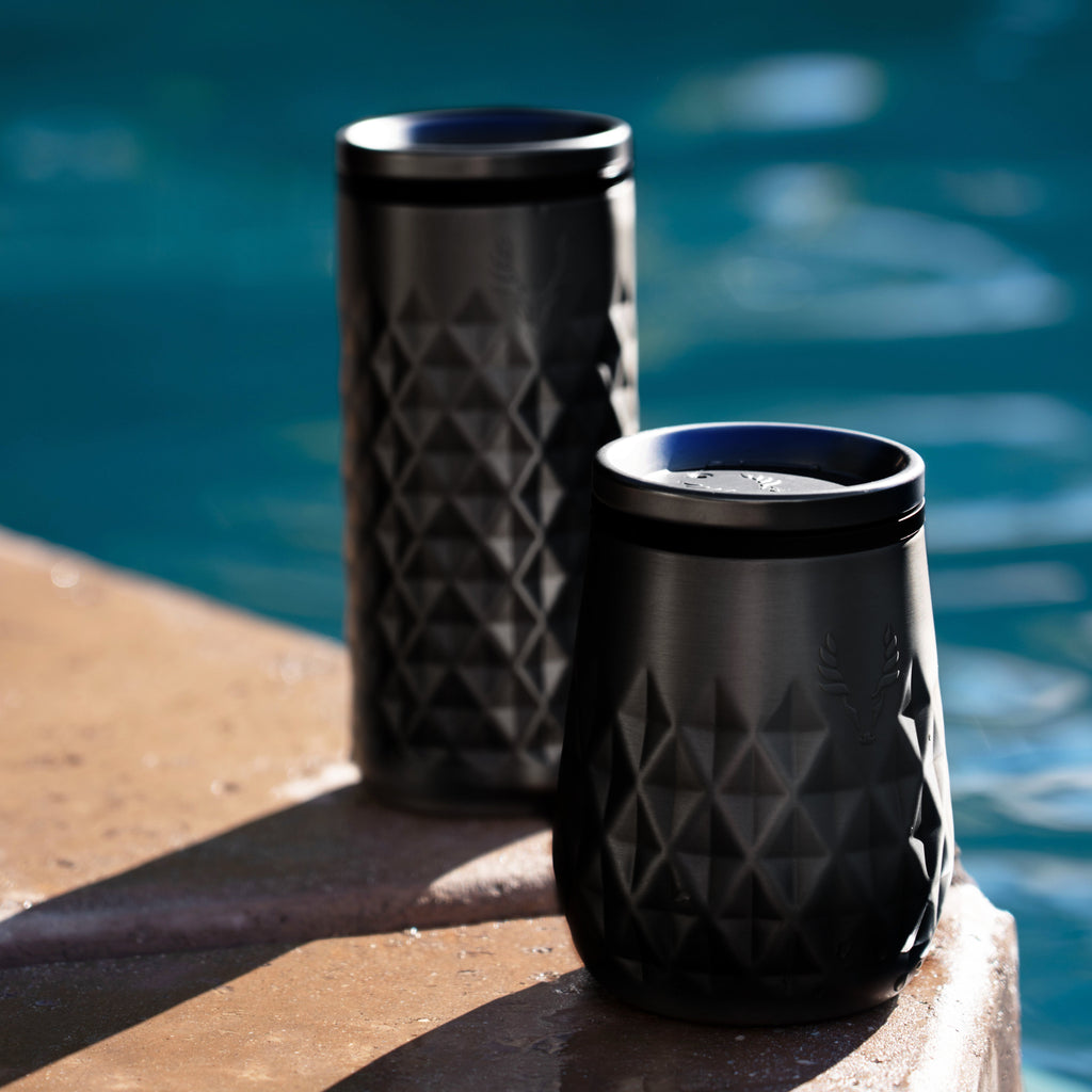 Paragon Stainless Steel Highball Tumbler in Obsidian